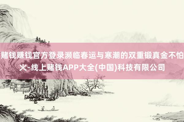 赌钱赚钱官方登录濒临春运与寒潮的双重锻真金不怕火-线上赌钱APP大全(中国)科技有限公司